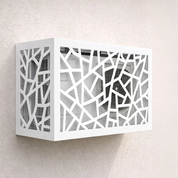 Rácsos klímatakaró panel falra